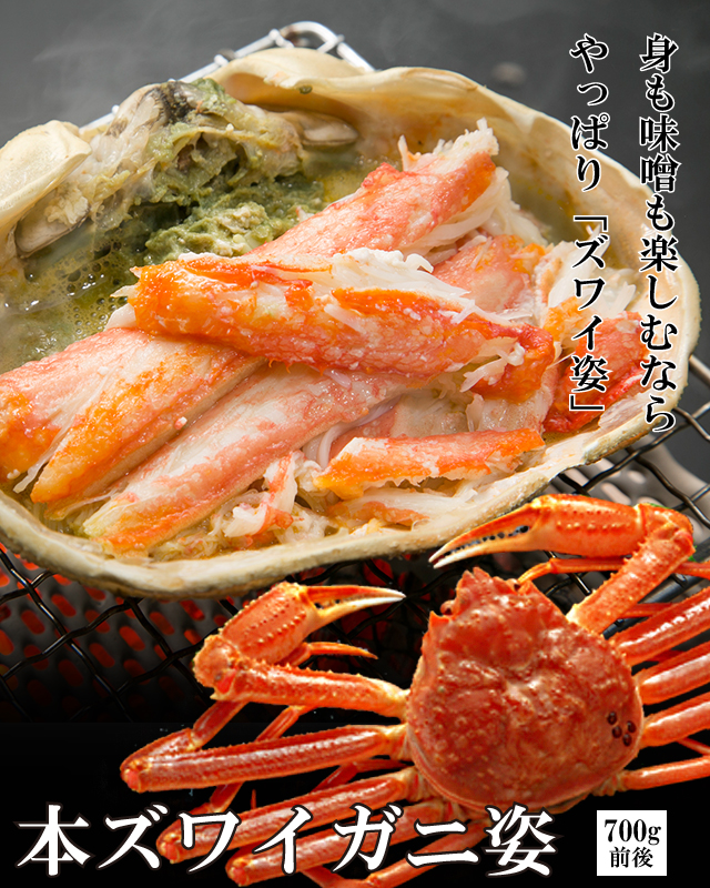 本ズワイガニ姿700g前後＜ボイル冷凍＞の通販｜最北の海鮮市場