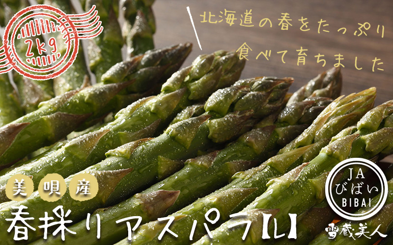 美唄産「春採り」グリーンアスパラ