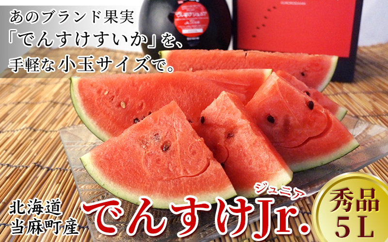 でんすけジュニア(黒小玉西瓜)秀品4Lサイズ