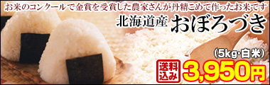 北海道産おぼろづき（白米）5kg