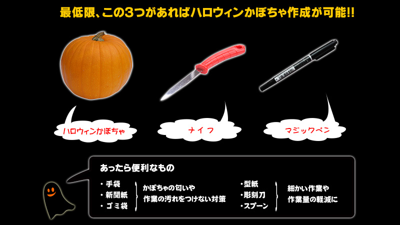 ハロウィンかぼちゃランタンの作り方 Happyhalloween 最北の海鮮市場