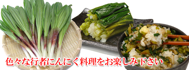 行者にんにくの食べ方（下処理方法・保存方法・調理例） | 最北