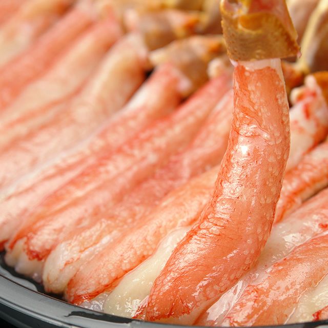 激安 極太 北海道産 活〆生冷たらばガニ ビードロカット 12本 約2kg