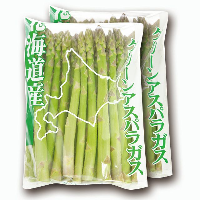 北海道産グリーンアスパラ1.6kg箱