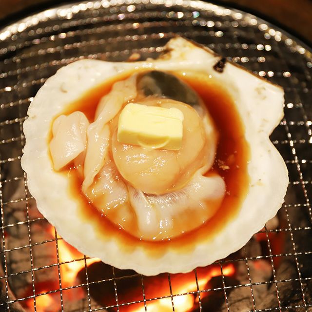 北海道猿払産“活ホタテ”4kg箱