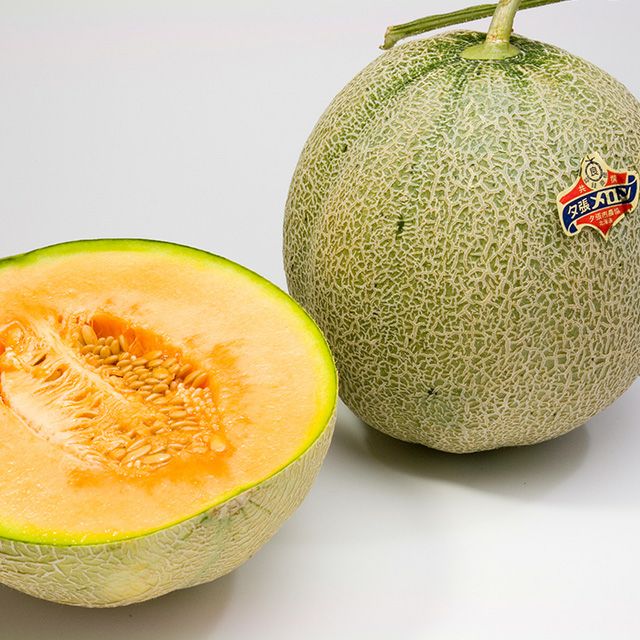【共撰】夕張メロン（秀品）特大玉2.0kg前後×1玉