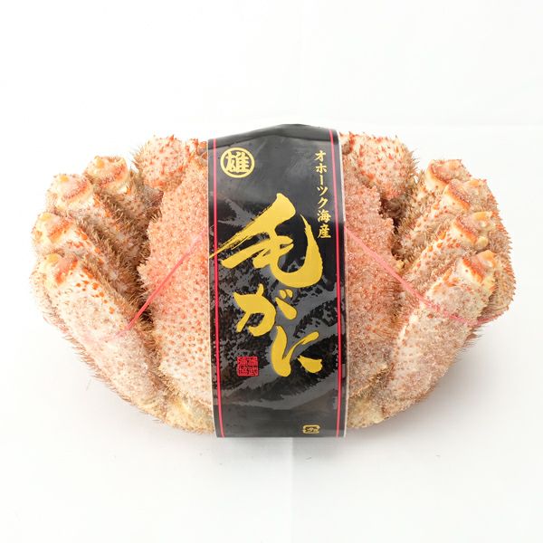  雄武産毛ガニ姿1kg前後＜ボイル冷凍＞