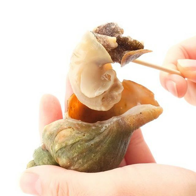 北海道産青つぶ1kg(下処理済み)＜ボイル冷凍＞