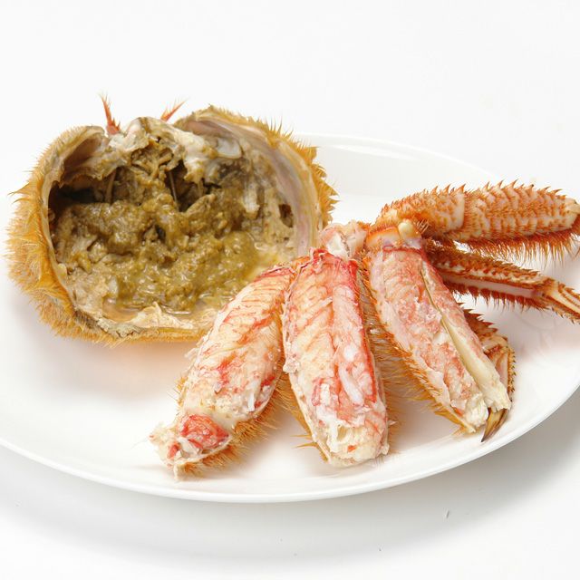 北海道産毛ガニ姿650g前後＜浜茹で・チルド＞