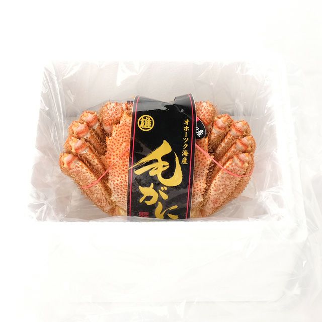 北海道産毛ガニ姿650g前後＜浜茹で・チルド＞
