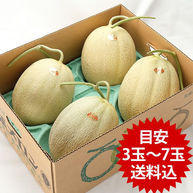 【個撰】訳あり夕張メロン箱売り8kg箱