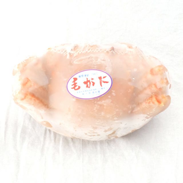 枝幸産毛ガニ姿650g前後＜ボイル冷凍＞