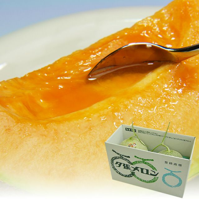 【共撰】夕張メロン(良品)大玉1.6kg前後×2玉