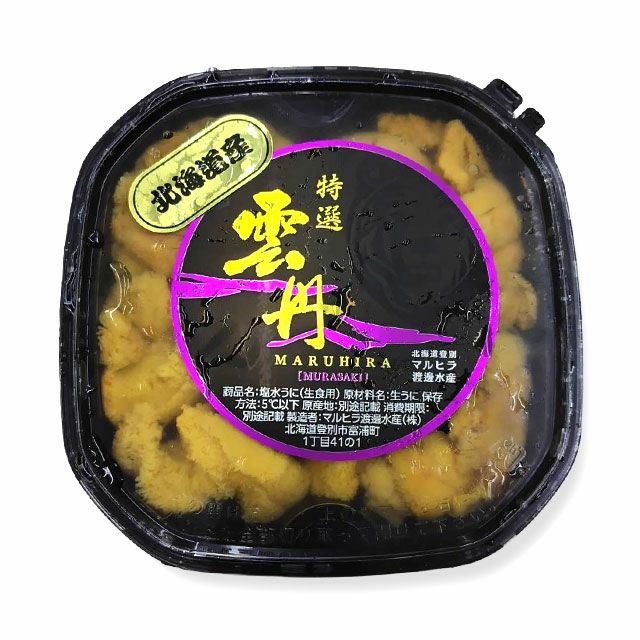 北海道産キタムラサキウニ塩水パック100g